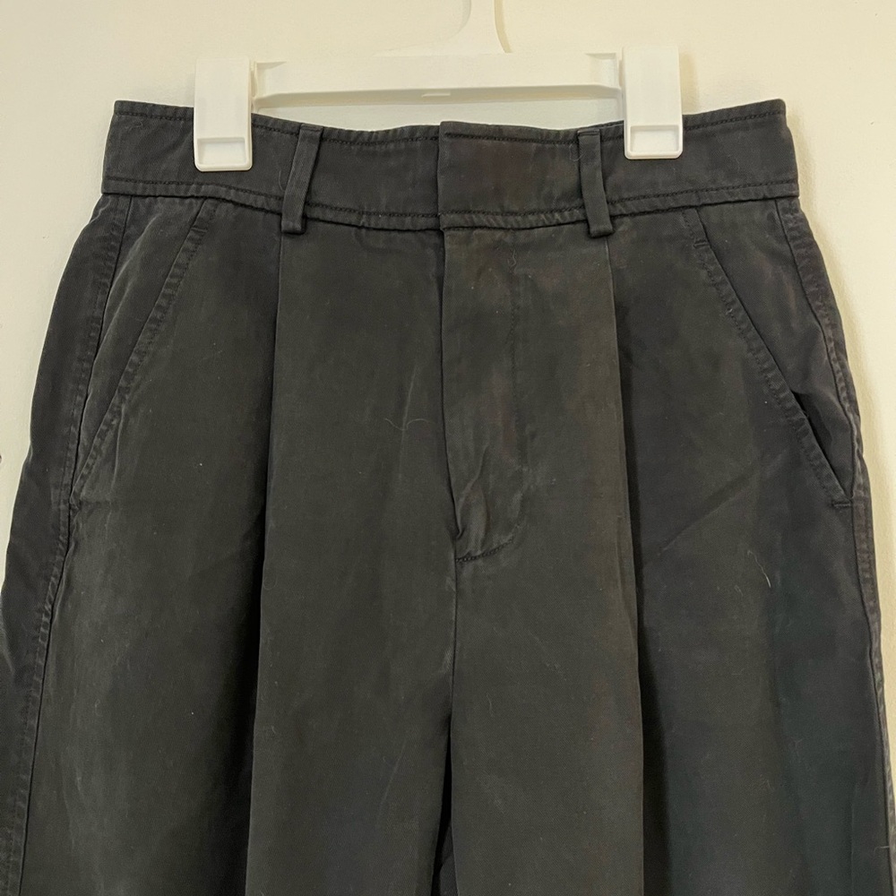 Women’s Black Pleated Trousers